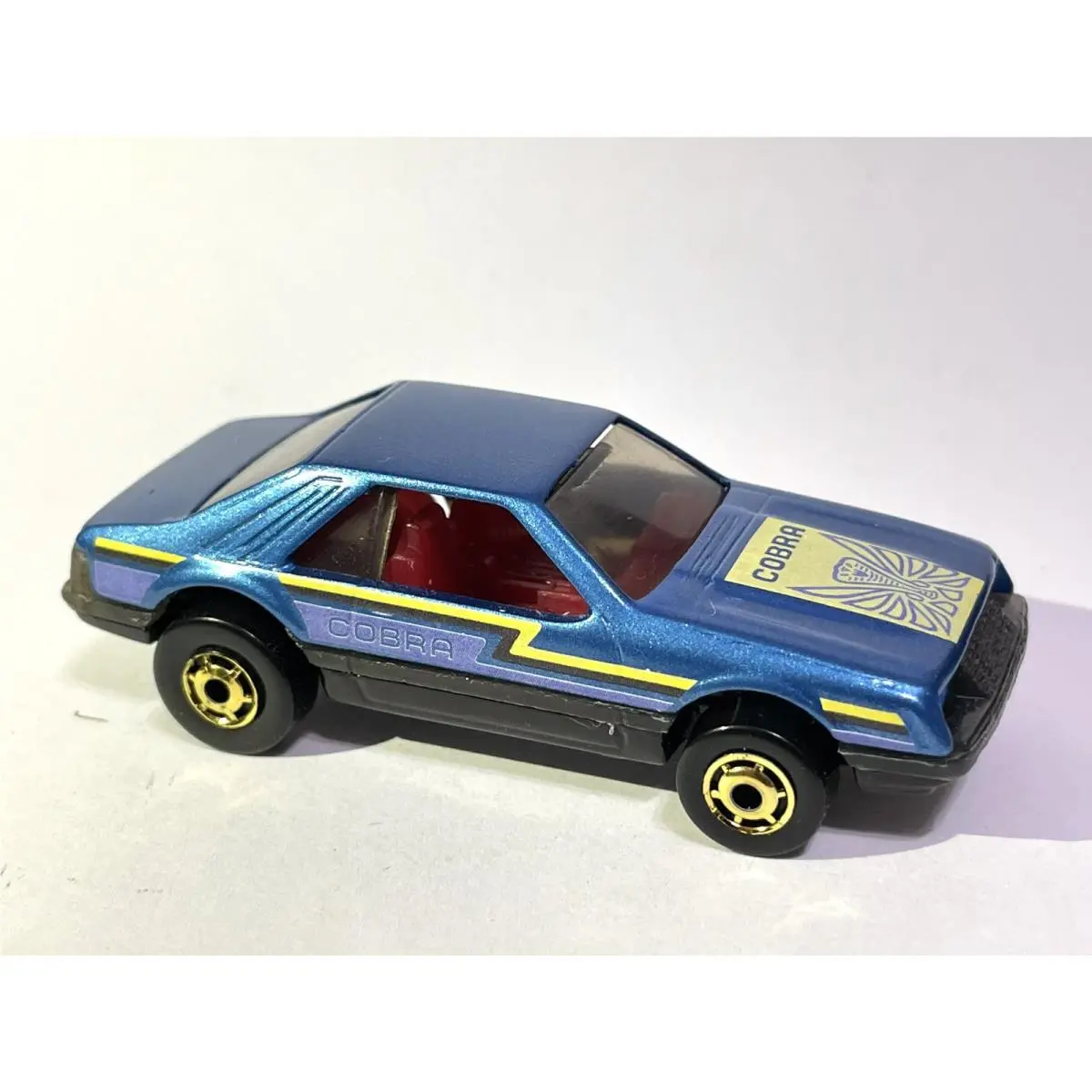 Custom Made Vintage 1979 Hot Wheels Turbo Mustang Cobra Rare Blue