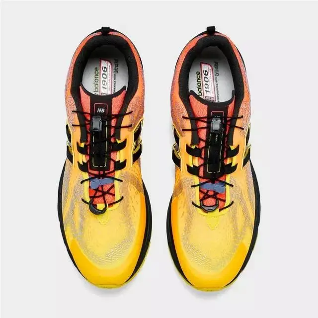 New Balance shoes - New Balance 1906F - U19066QG - Punch Yellow/Tangerine Heat/Black 1