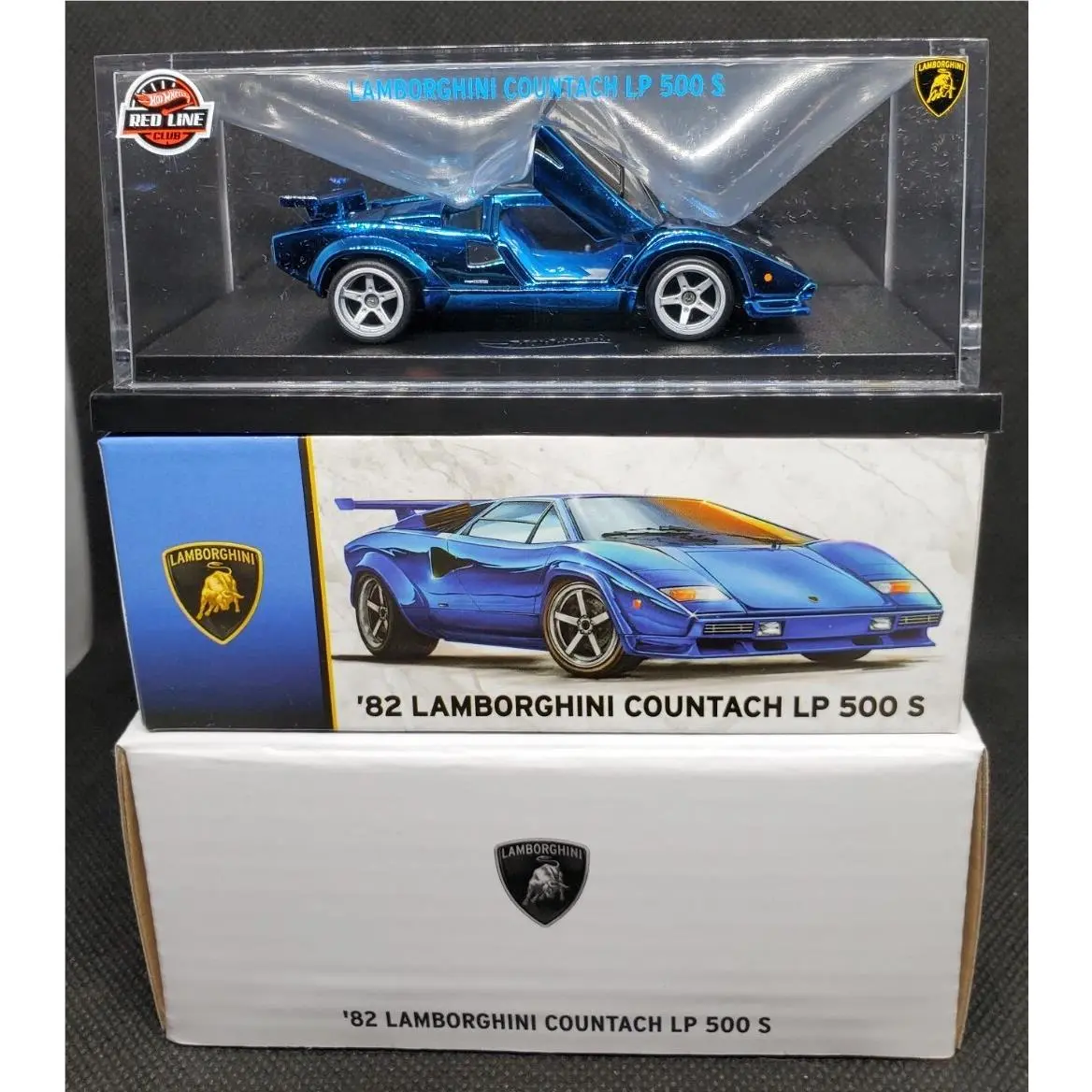 2022 Hot Wheels Rlc `82 Lamborghini Countach LP 500 S Selections Ice Blue
