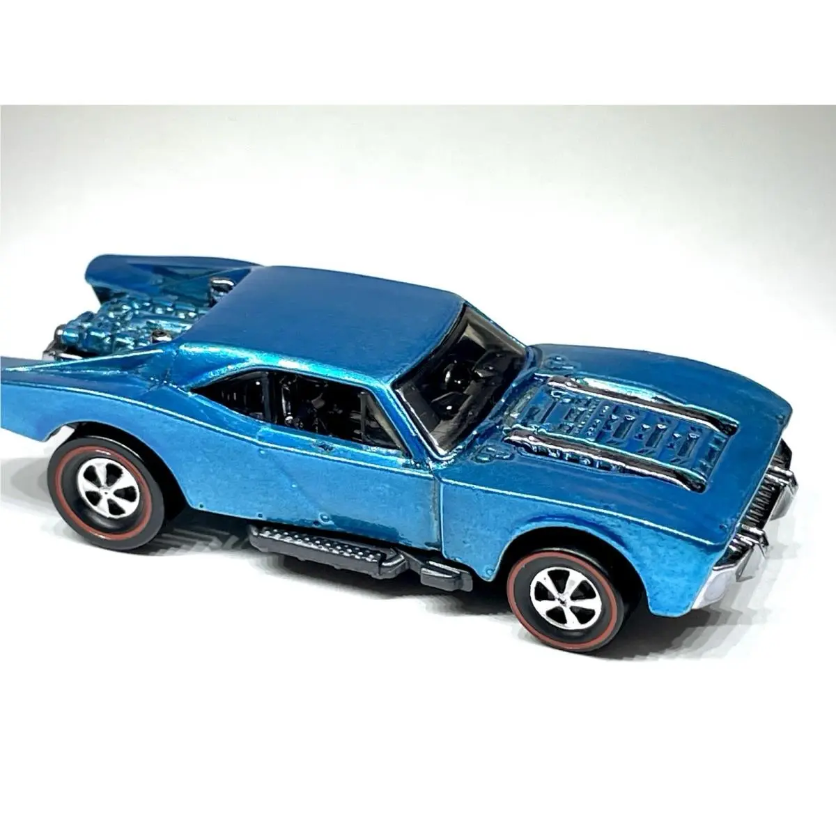 Hot Wheels Custom Made Redline Spectraflame Blue Batman Batmobile GRX23
