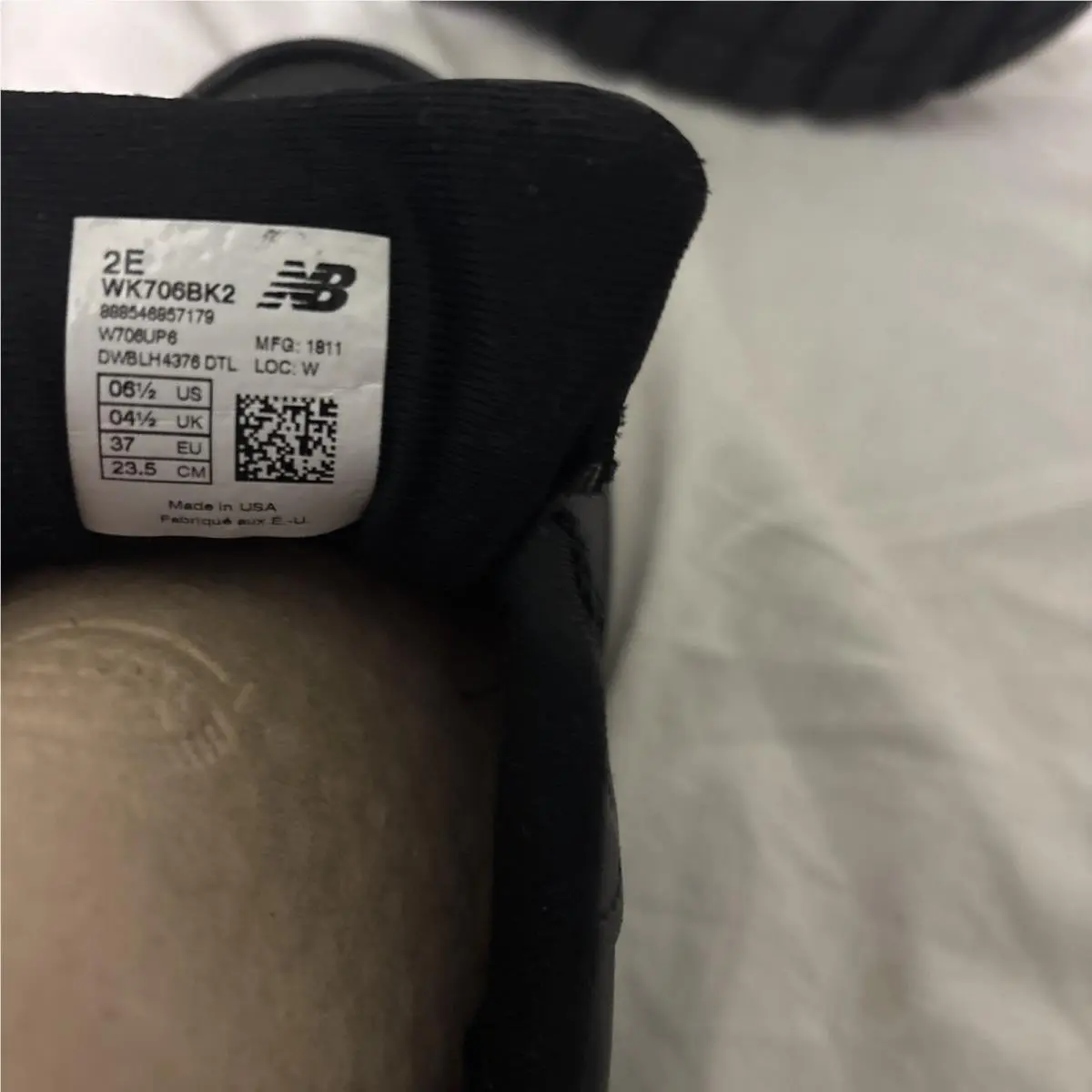 New Balance shoes - New Balance 706 - WK706BK2 - Black 8