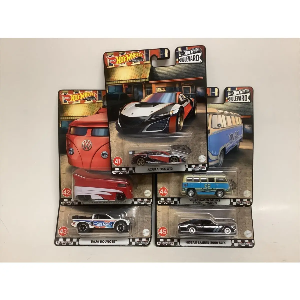 Hot Wheels Premium Boulevard Car Culture Set 41-45
