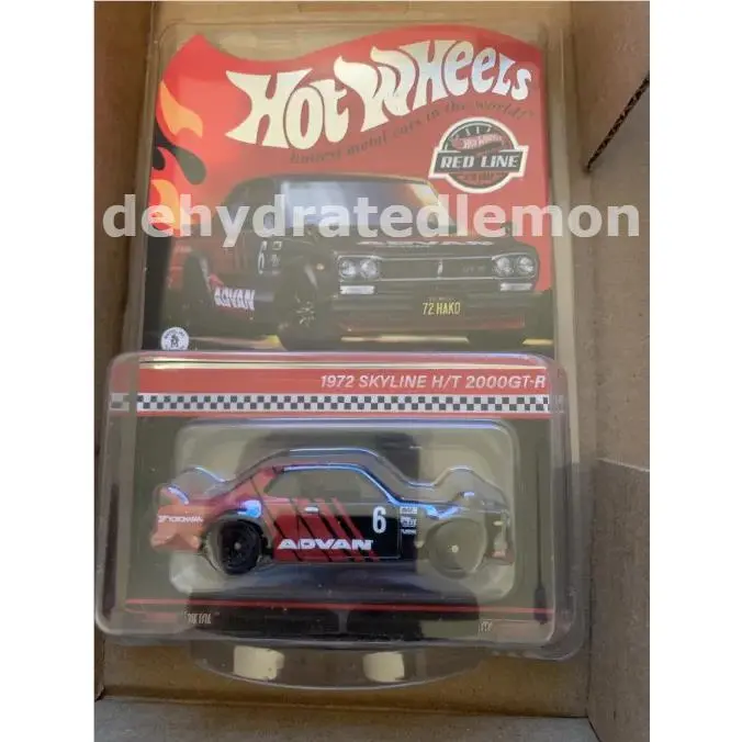 Hot Wheels Rlc Exclusive 1972 Skyline H/t 2000GT-R ON Hand