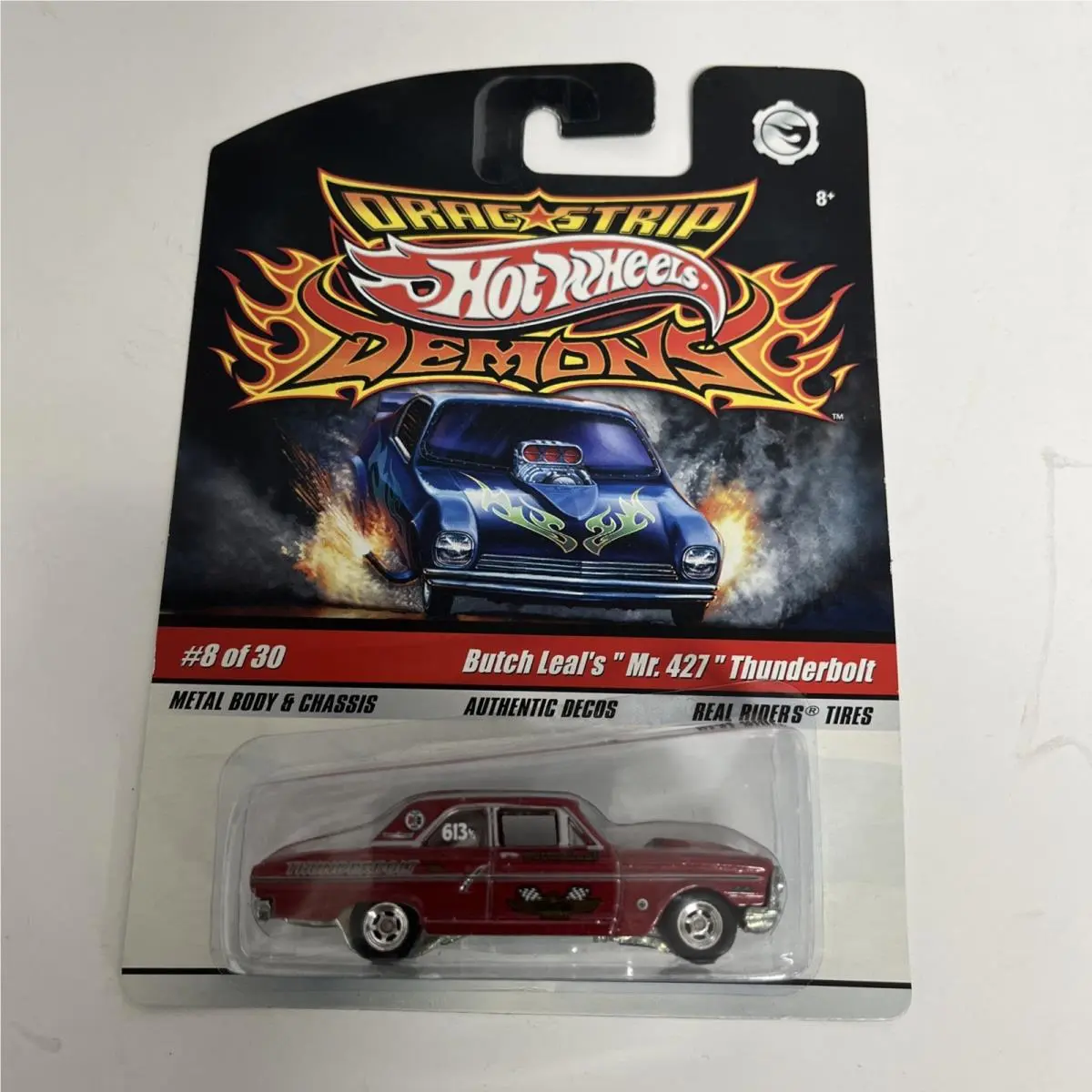Hot Wheels Drag Strip Demon 8Mr. 427 Thunderbolt/ Error Car/small Rear Tires