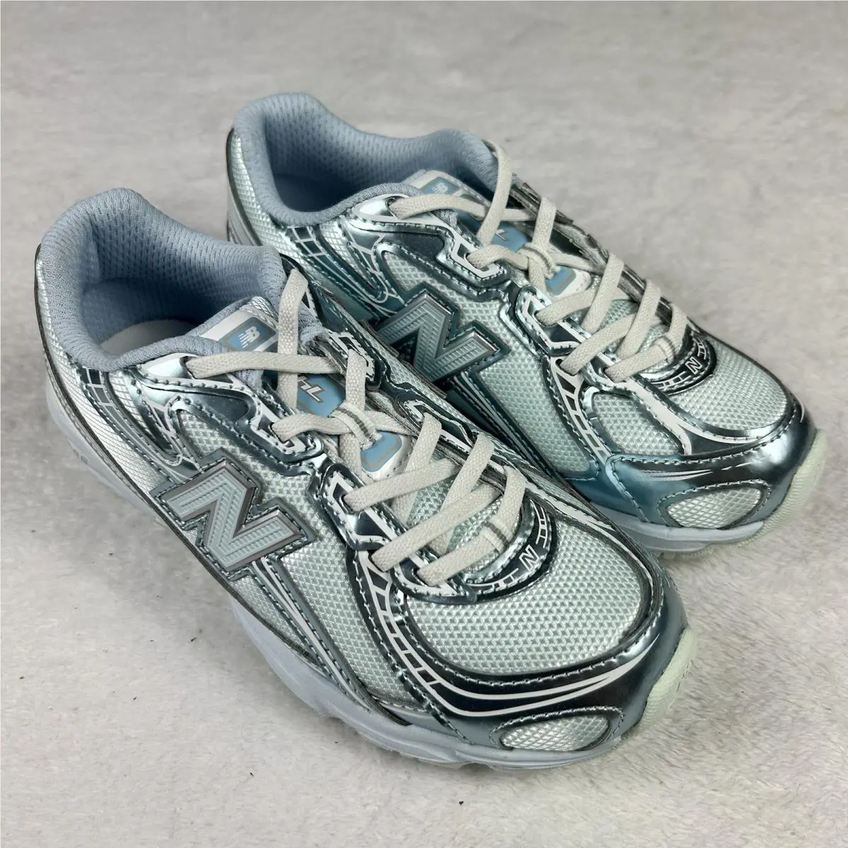 New Balance shoes - New Balance 740 Bungee Lace - P7407QM - Blue (UPC: 0198689609758) 4