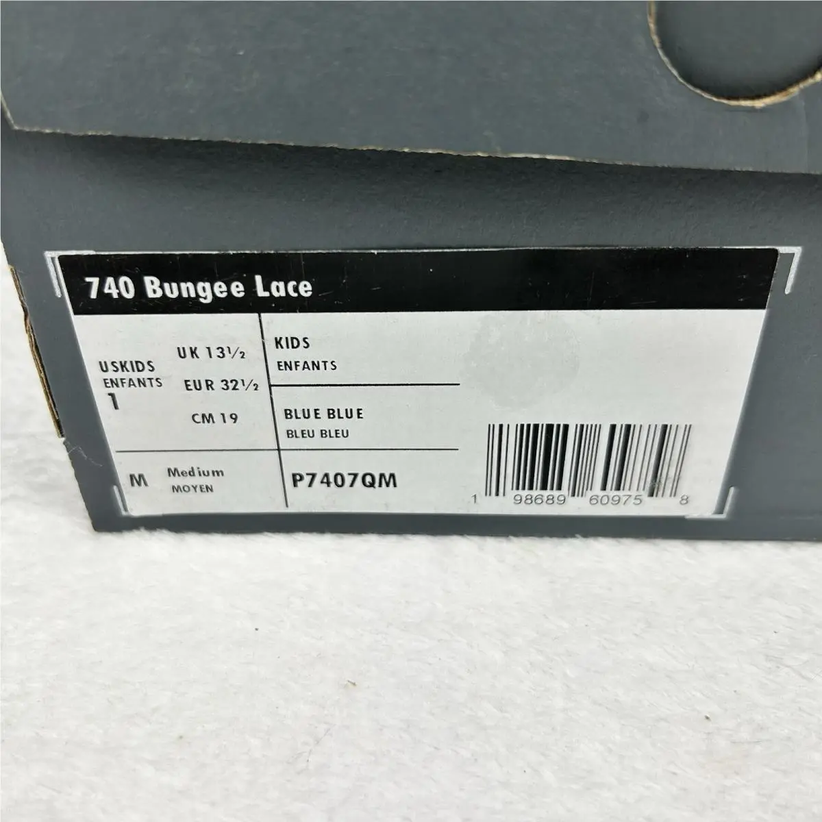 New Balance shoes - New Balance 740 Bungee Lace - P7407QM - Blue (UPC: 0198689609758) 9