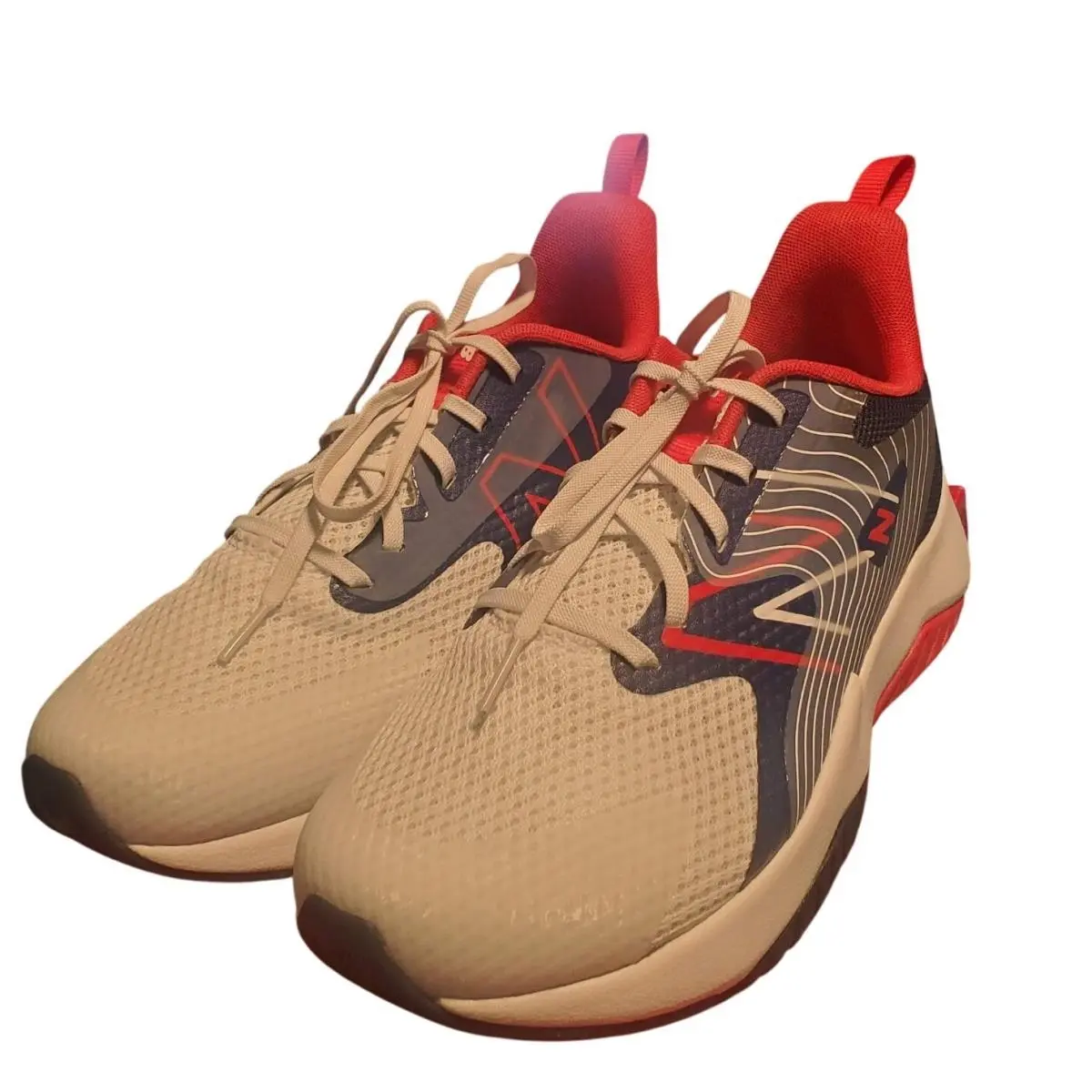 Balance Big Kids Size 6 XW Rave Run v2 Running Shoes Blue White Red