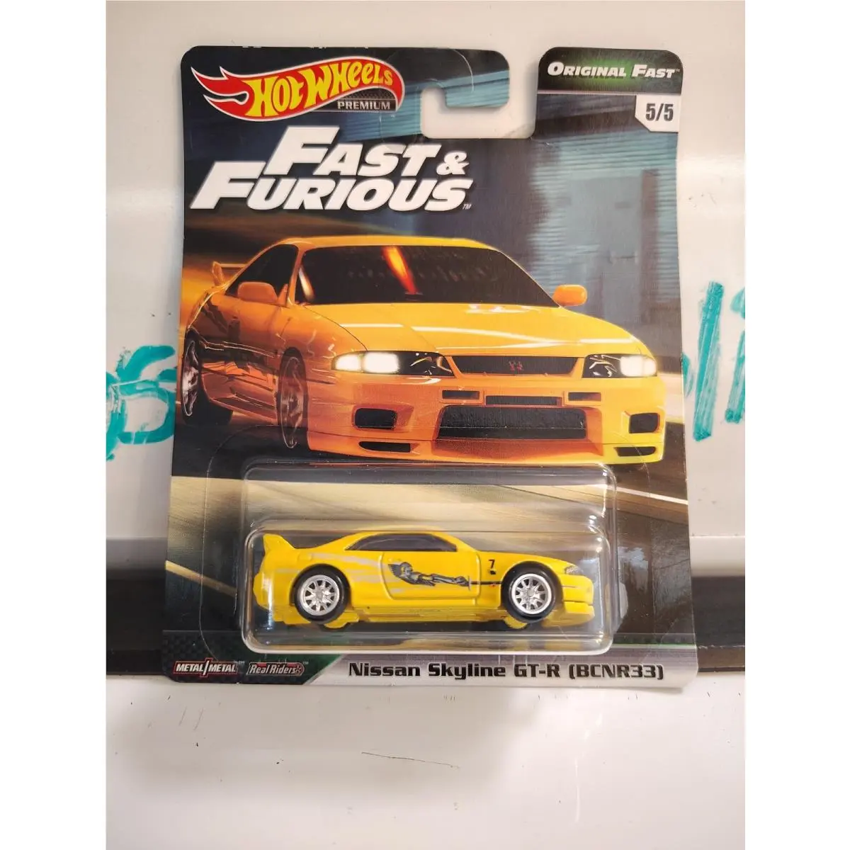 Hot Wheels Premium Fast Furious Fast 5/5 Nissan Skyline Gt-r BCNR33
