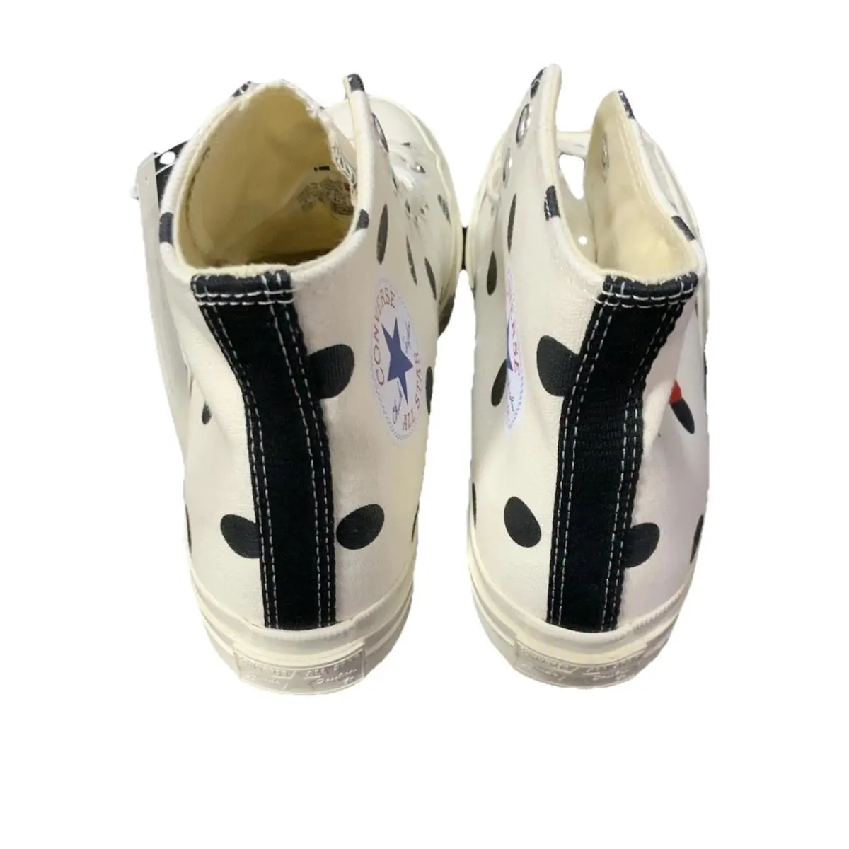 Converse shoes - Play X - Play - White Black Polka Dots 5