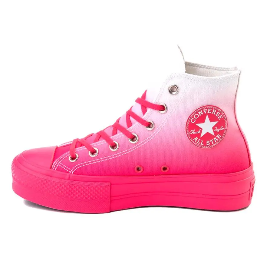 Converse Chuck Taylor Lift Platform High Top Women`s Size 6 Strawberry Jam Pink