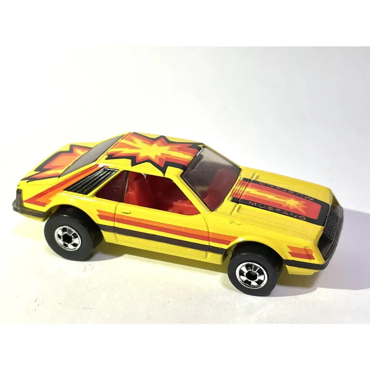 Vintage 1979 Hot Wheels Hot Ones Turbo Mustang Cobra Yellow
