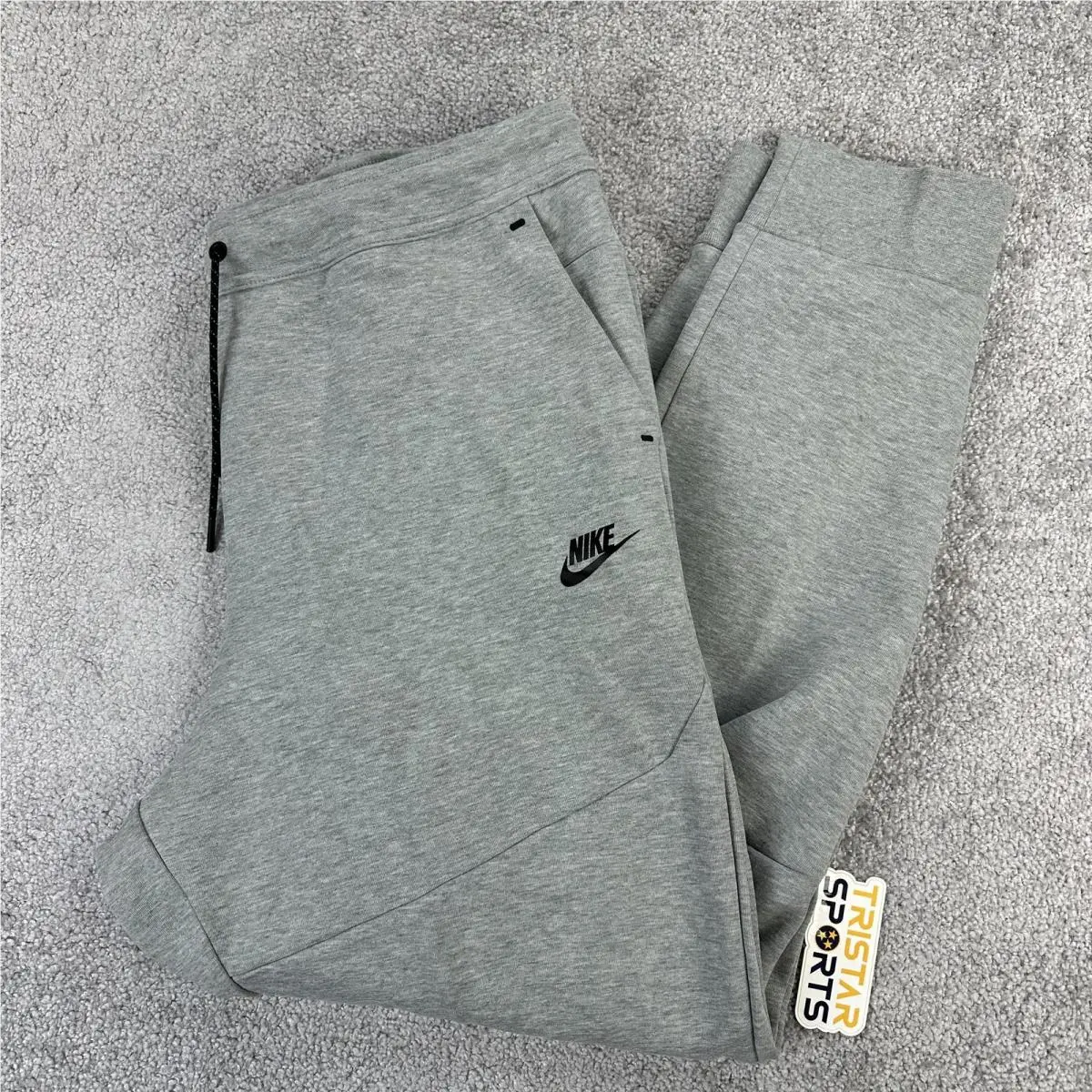 Nike Tech Fleece Joggers Mens 2XL Gray Slim Fit Taper Leg Sweatpants CU4495-063