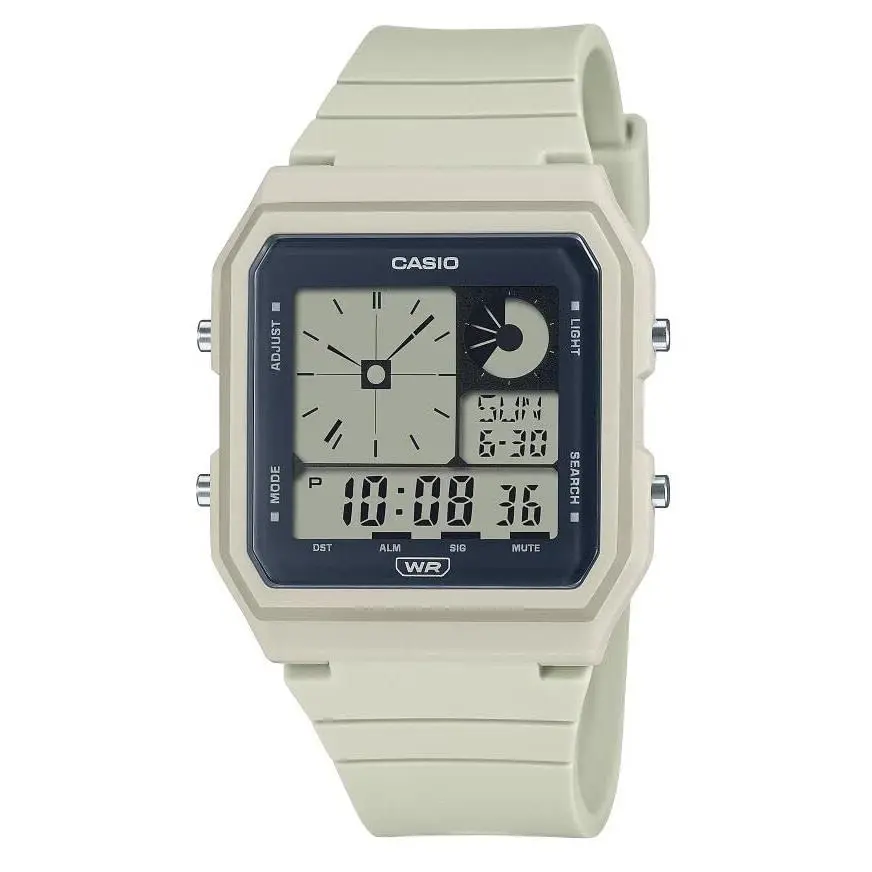 Casio Pop Bio-based Renewable Band Led Backlight Daily Alarm Digital Watch