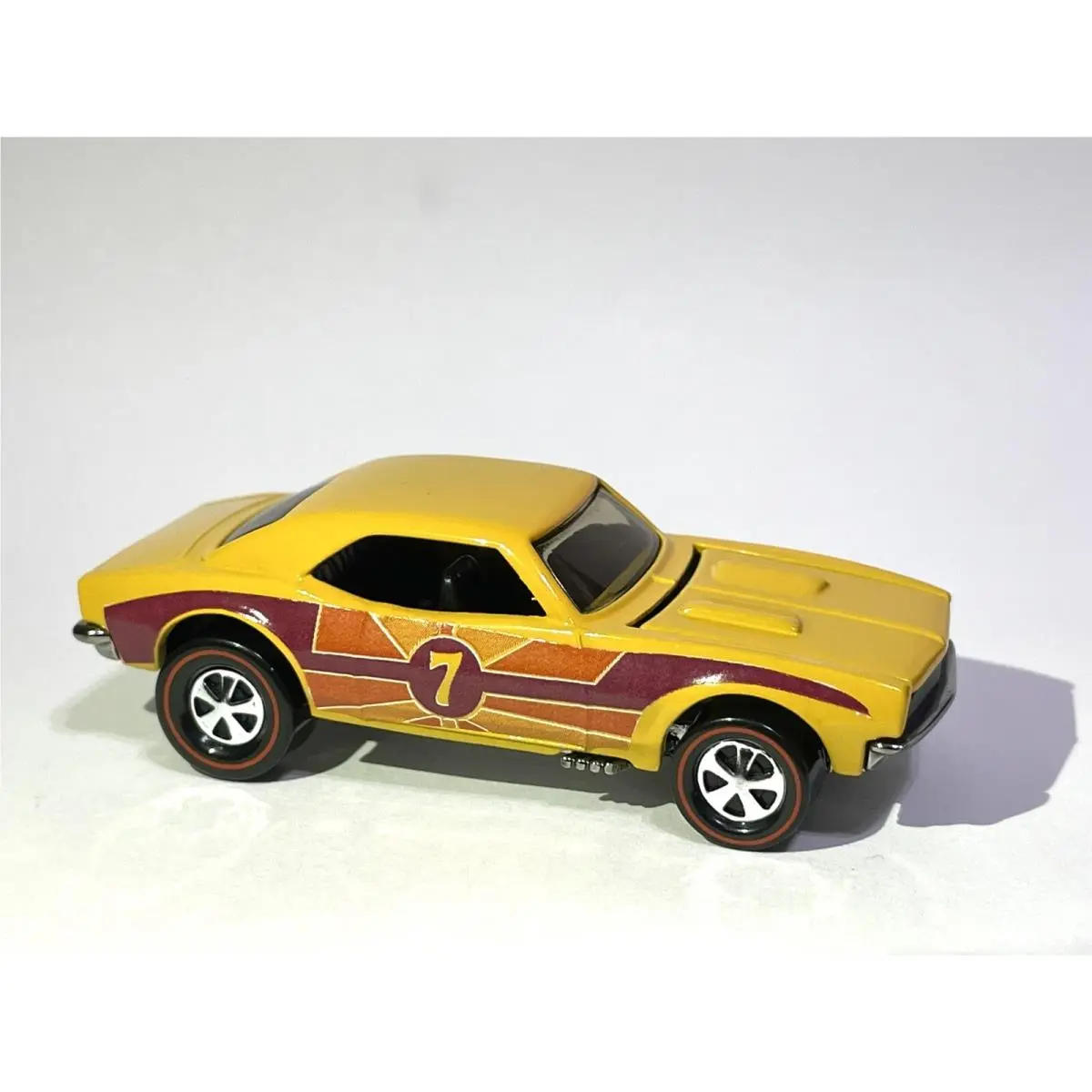 Hot Wheels “custom Camaro” Heavy Chevy Custom Made Redline Gloss Yellow