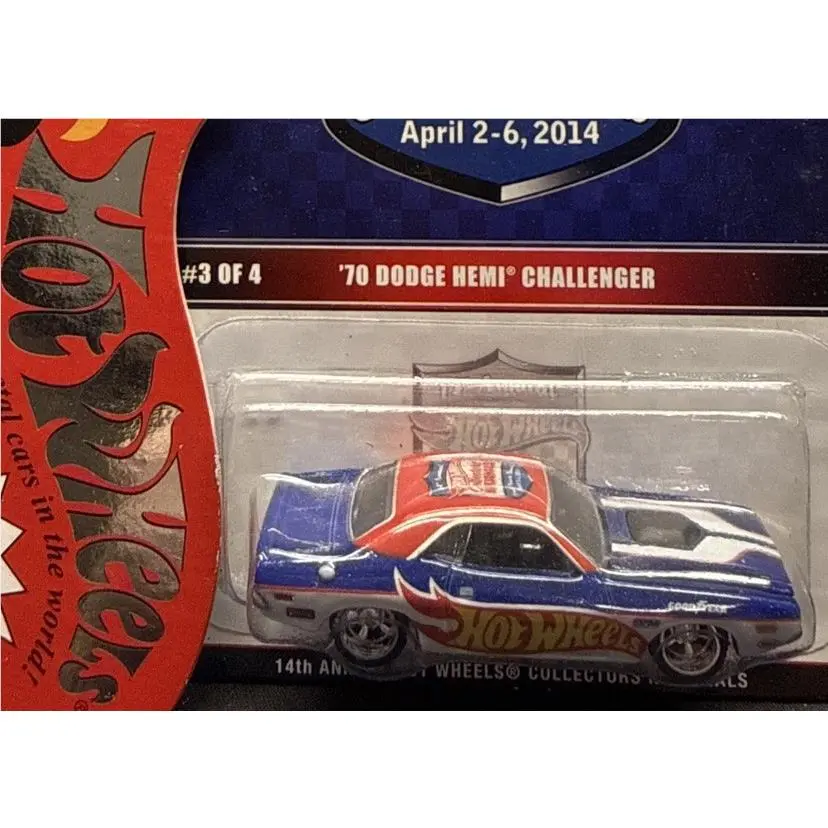Hot Wheels 14TH Nationals `70 Dodge Challenger Super Low
