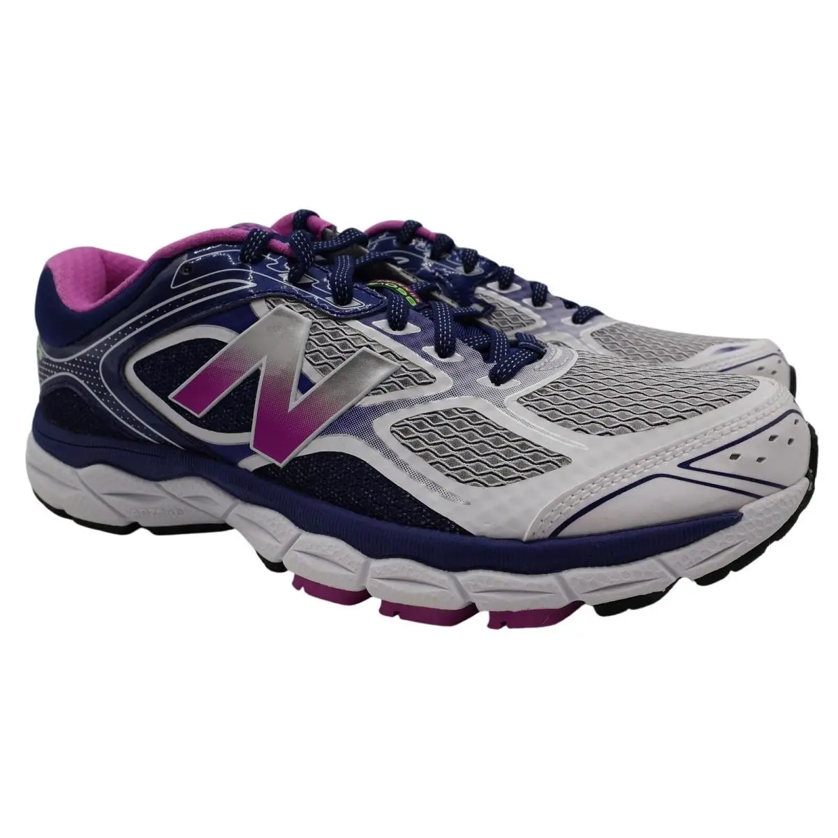 New Balance 860v6 Women`s 9.5 Purple White Athletic Running Shoes