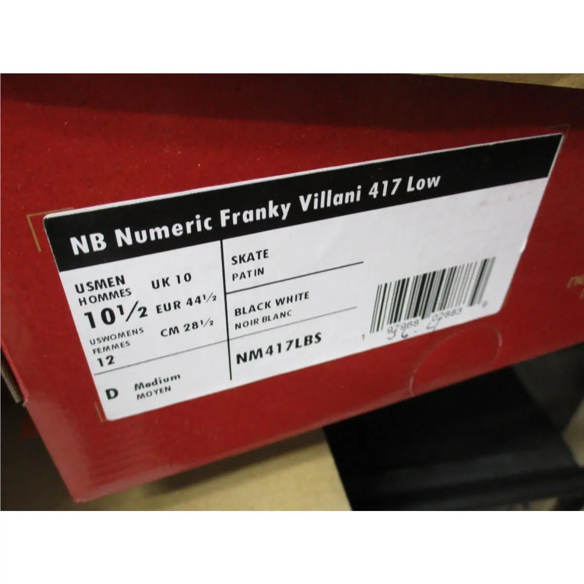 New Balance shoes - Franky Villani 417 - Franky Villani - Black (UPC: 197966394752) 6