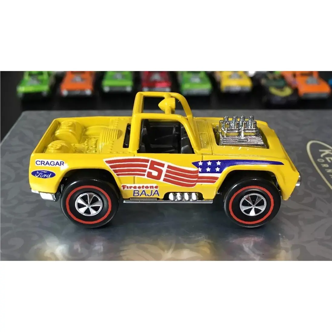 Custom Hot Wheels Baja Bruiser - Flying Colors Era Redline