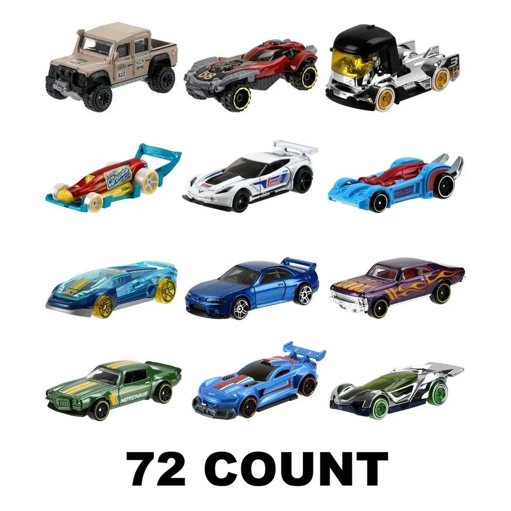 2025 Hot Wheels US Basic Long Card Car Assortment 72 Count