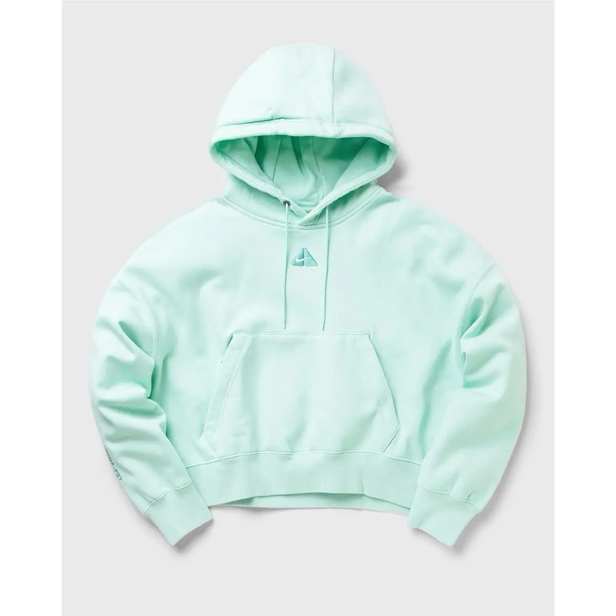 Nike Acg Hoodie Womens Large Green Therma Fit Tuff Knit Fleece Sweatshirt DQ5807