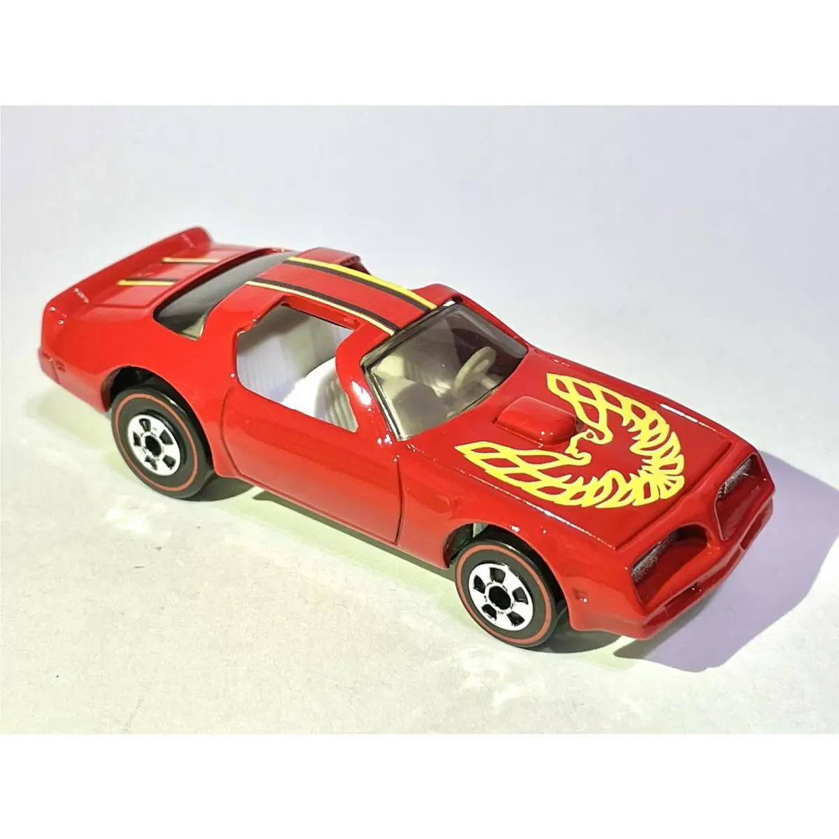 ⬜ Custom Made Hot Wheels Hot Bird Rare Ferrari Red Paint Redline Hotbird