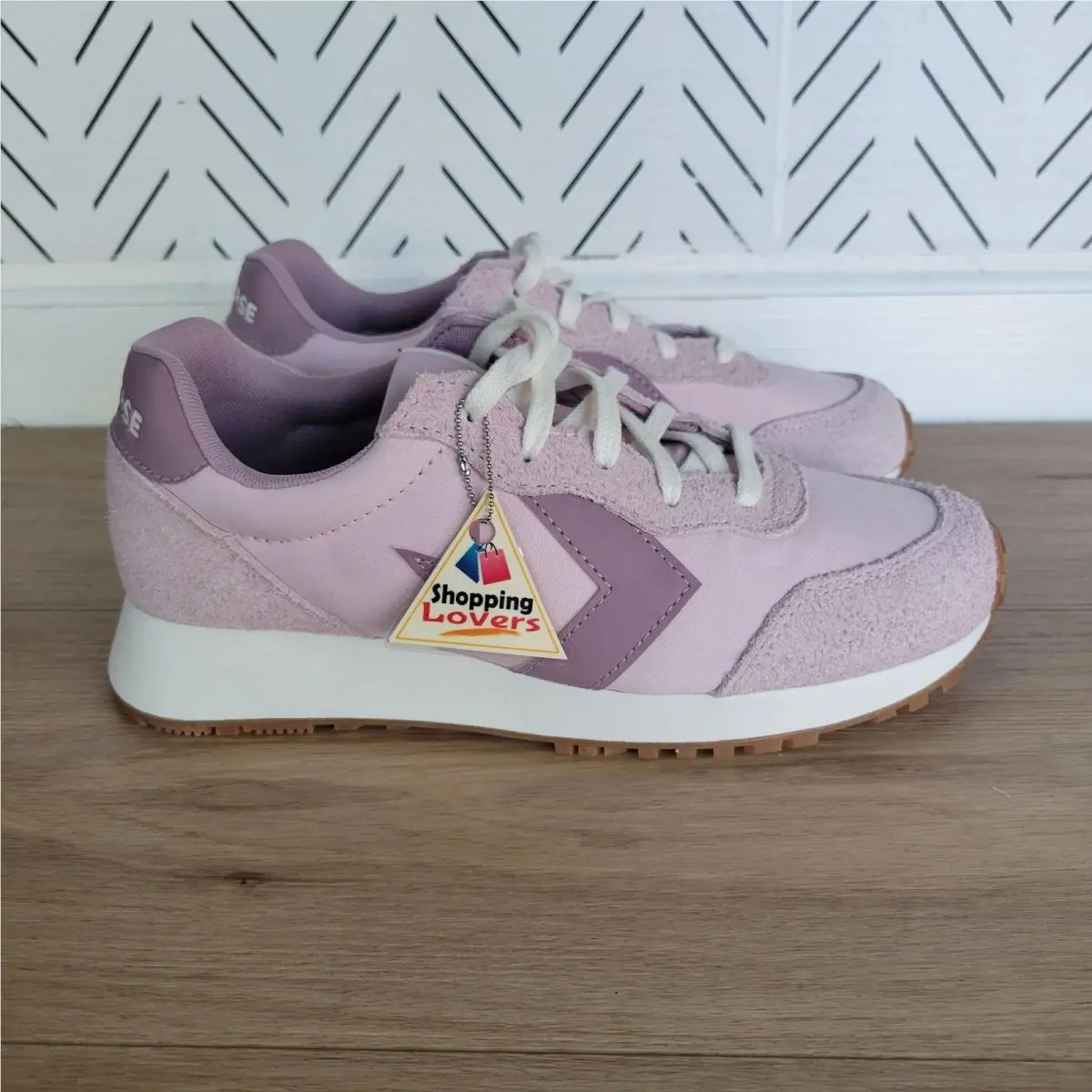 Converse Omega Trainer Ox Pink Purple Men Shoes Sz 7 Suede Sneakers A16172C