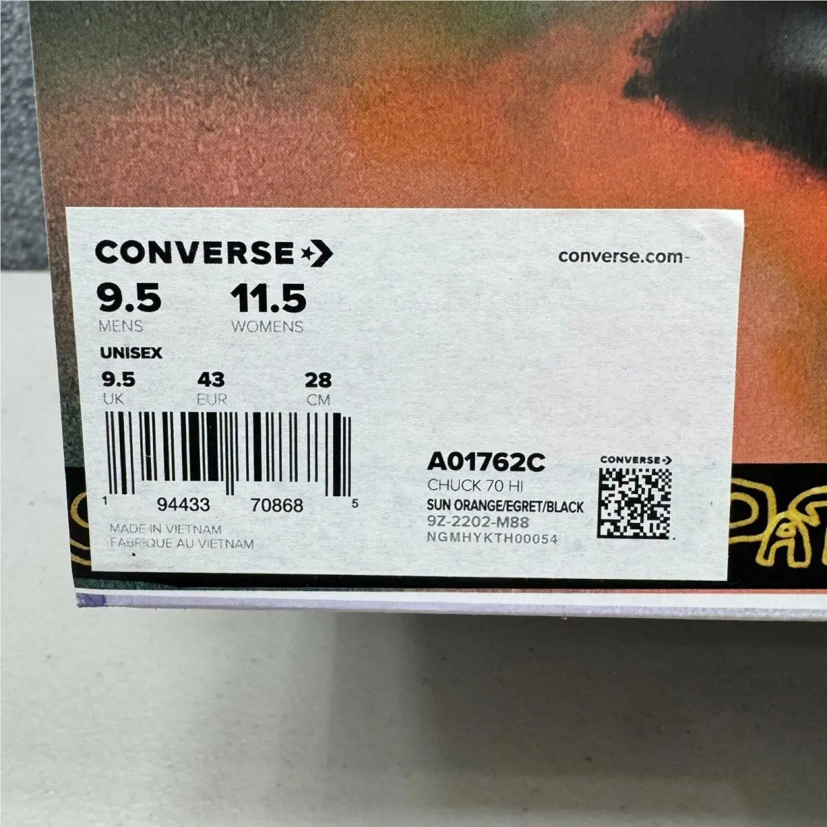 Converse shoes - Chuck 70 Hi x Come Tees - Orange 0