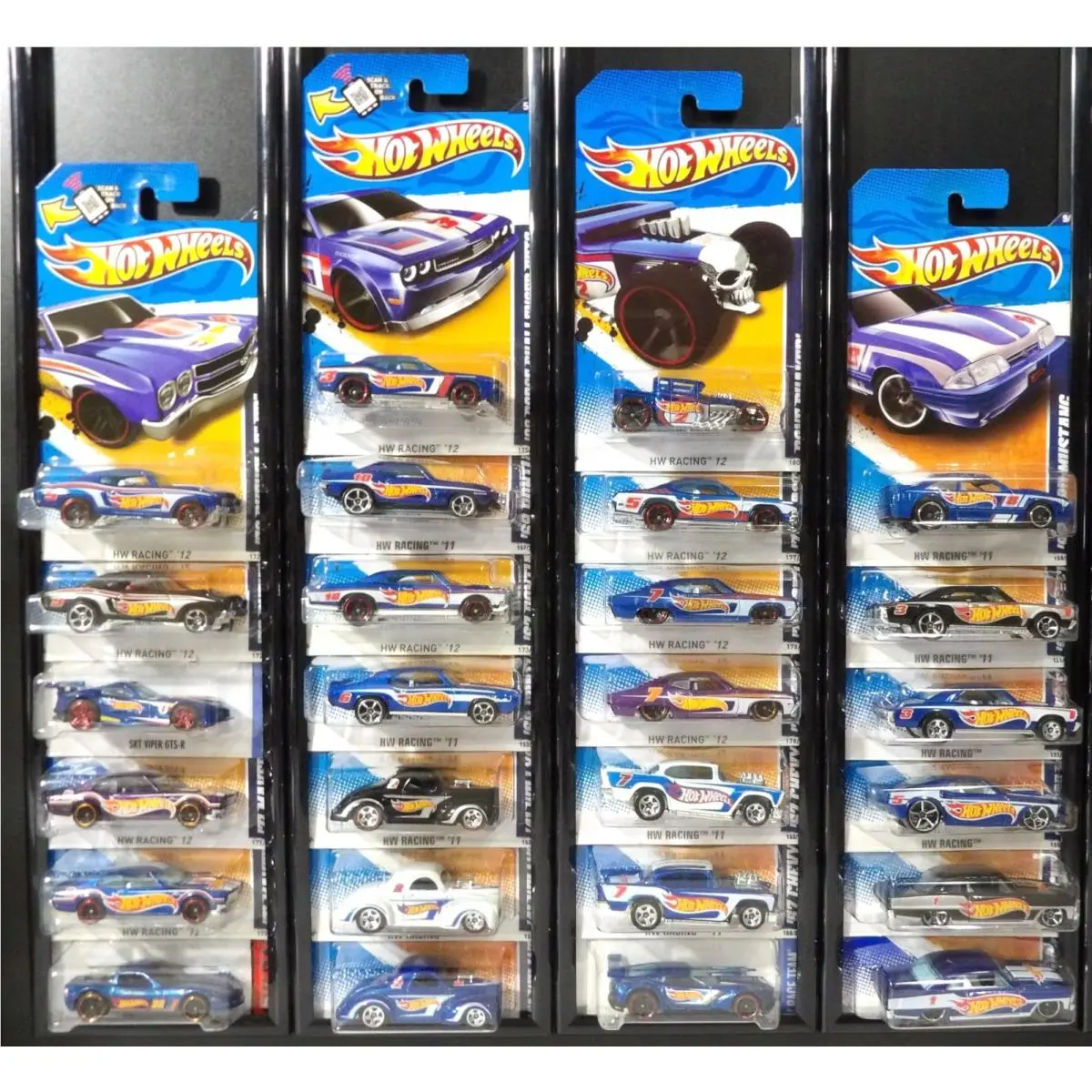 Hot Wheels 2011 2012 Racing Team Ford Dodge Chevy Pontiac Bone Shaker 26 Cars R1