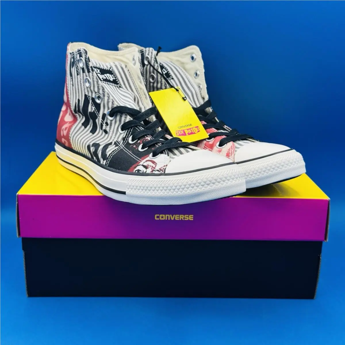 Converse Chuck Taylor All Star Hi Sex Pistols 151193C Parchment Men’s 10 DS