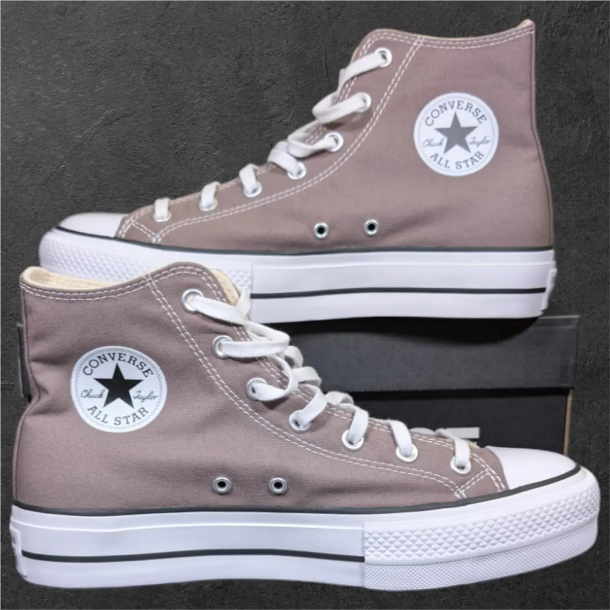Converse Chuck Taylor All Star Sneaker Ctas Lift Hi Women`s 11 Pure Pumice