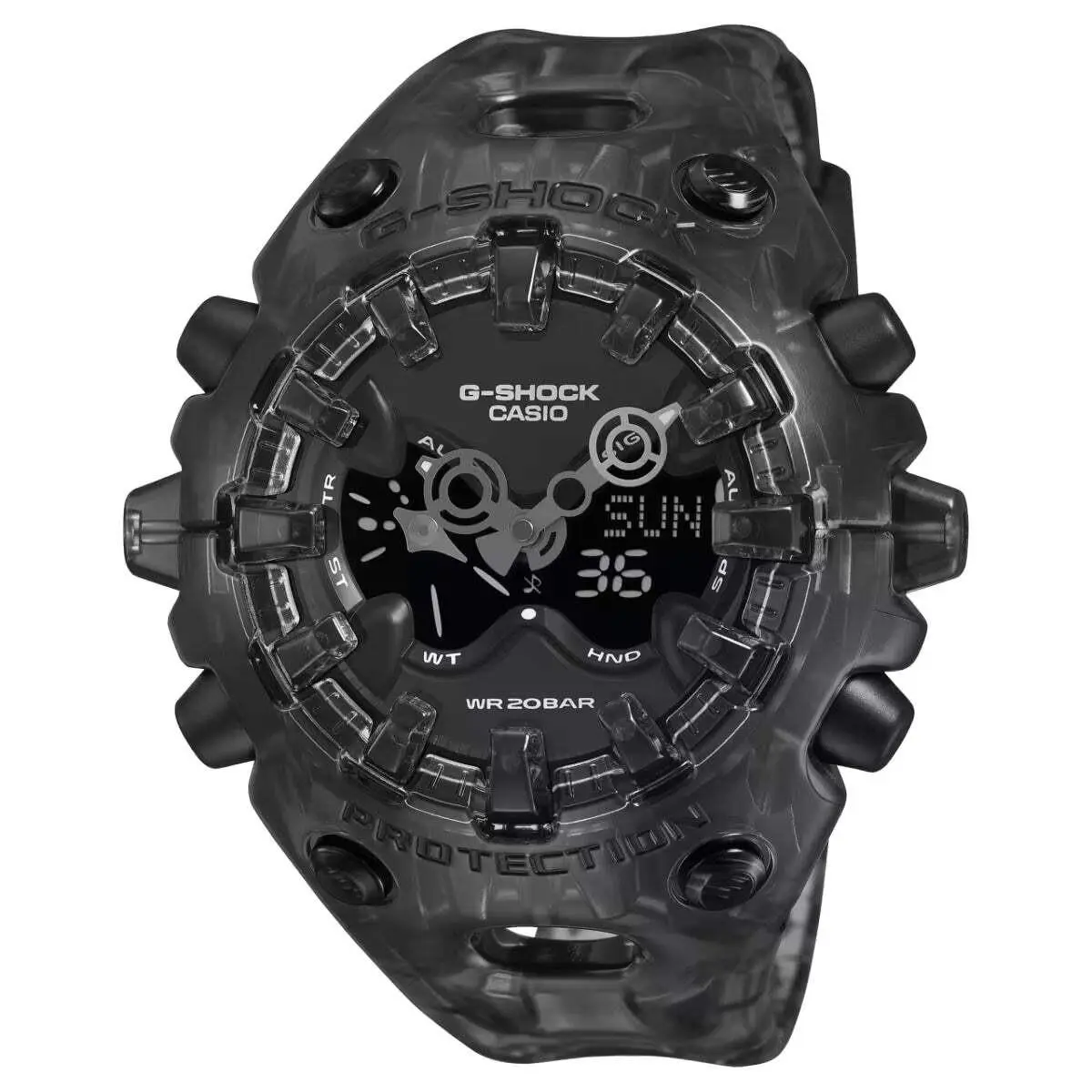 G-shock Analog-digital GA-V01 Series 58.2mm Smoky Black-digital Dial Men`s Watch