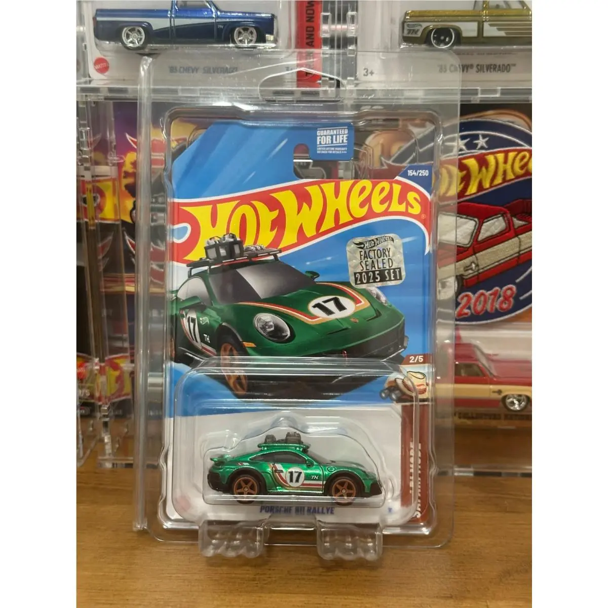 2025 Hot Wheels Super Treasure Hunt Porsche 911 Rally W/protector