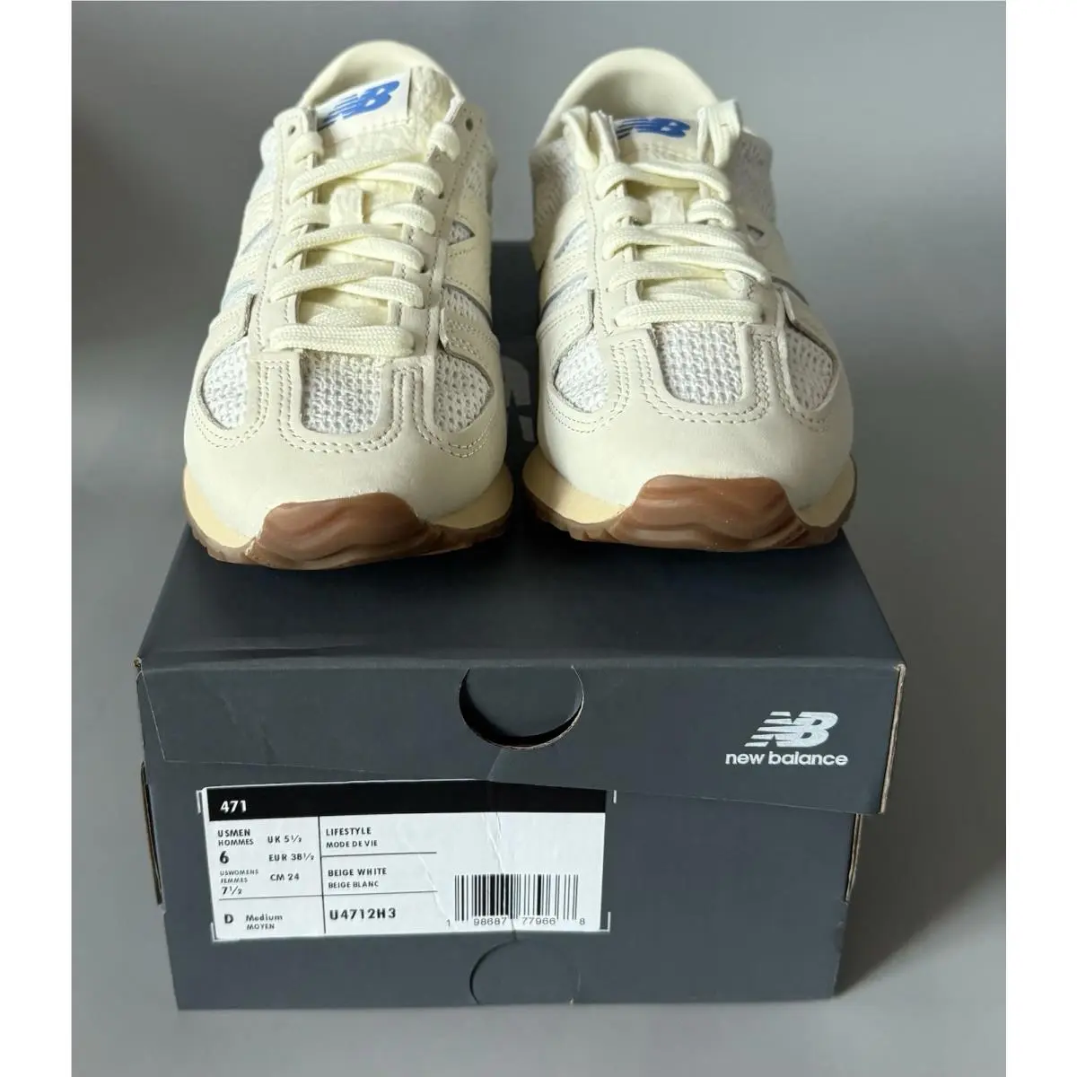 New Balance shoes - New Balance 471 - Beige White (UPC: 0198687779675) 0