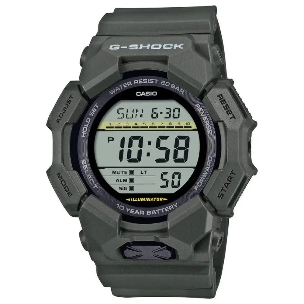 Casio Digital Black Dial Men Watch GD010-3