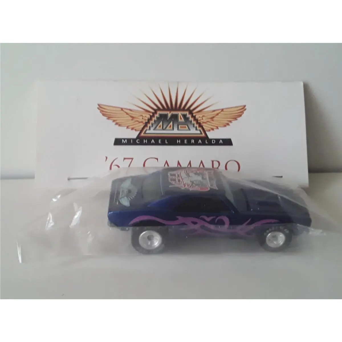 Hot Wheels Michael Heralda `67 Camaro Blue In Baggie 11th Annual Nationals