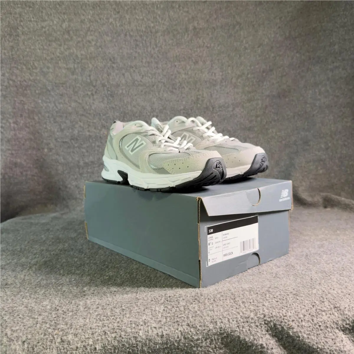 New Balance 530 Raincloud Grey Mens Sz 6.5 Running Sneakers MR530CK