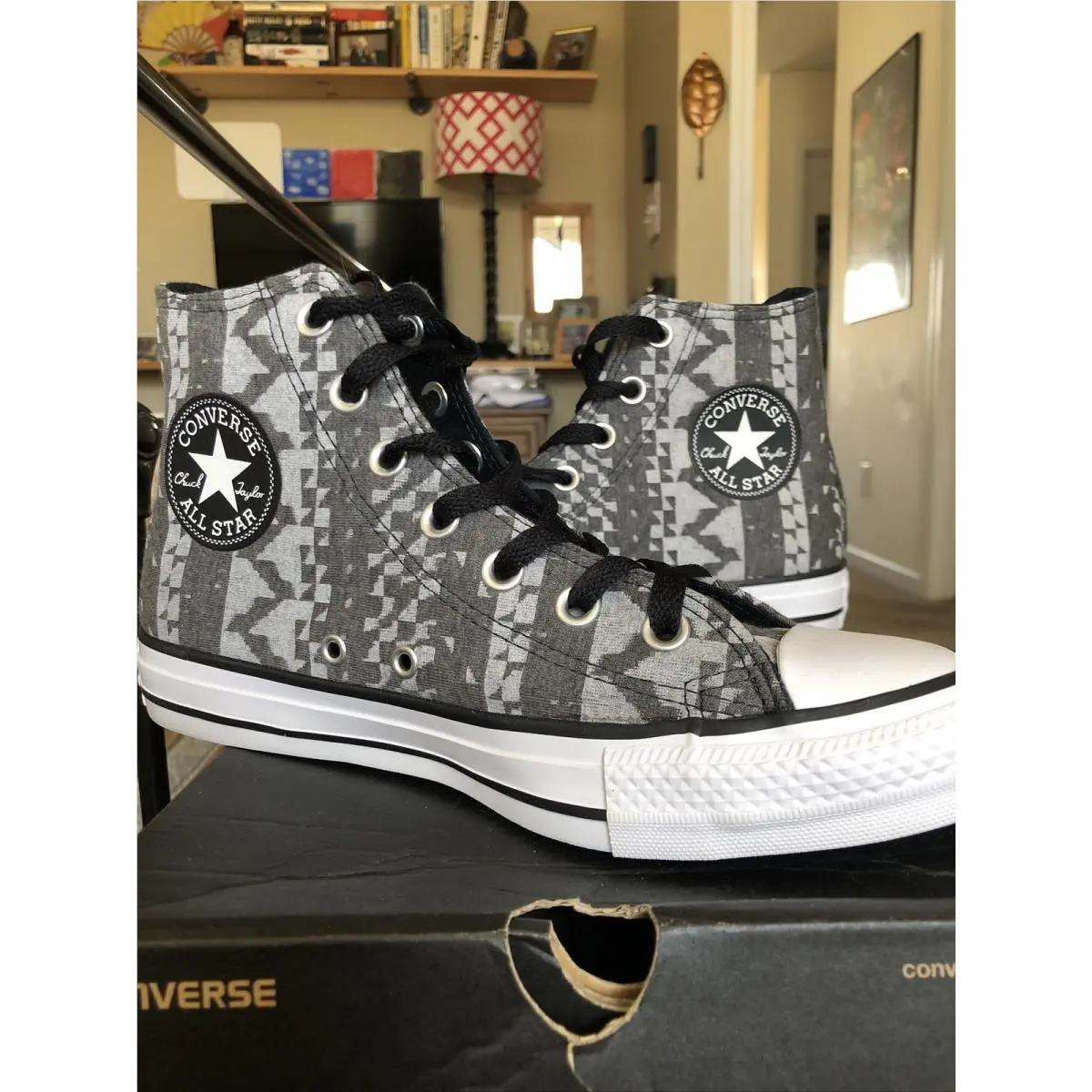 Hard To Find Women’s Converse CT HI Black White Gray US 7