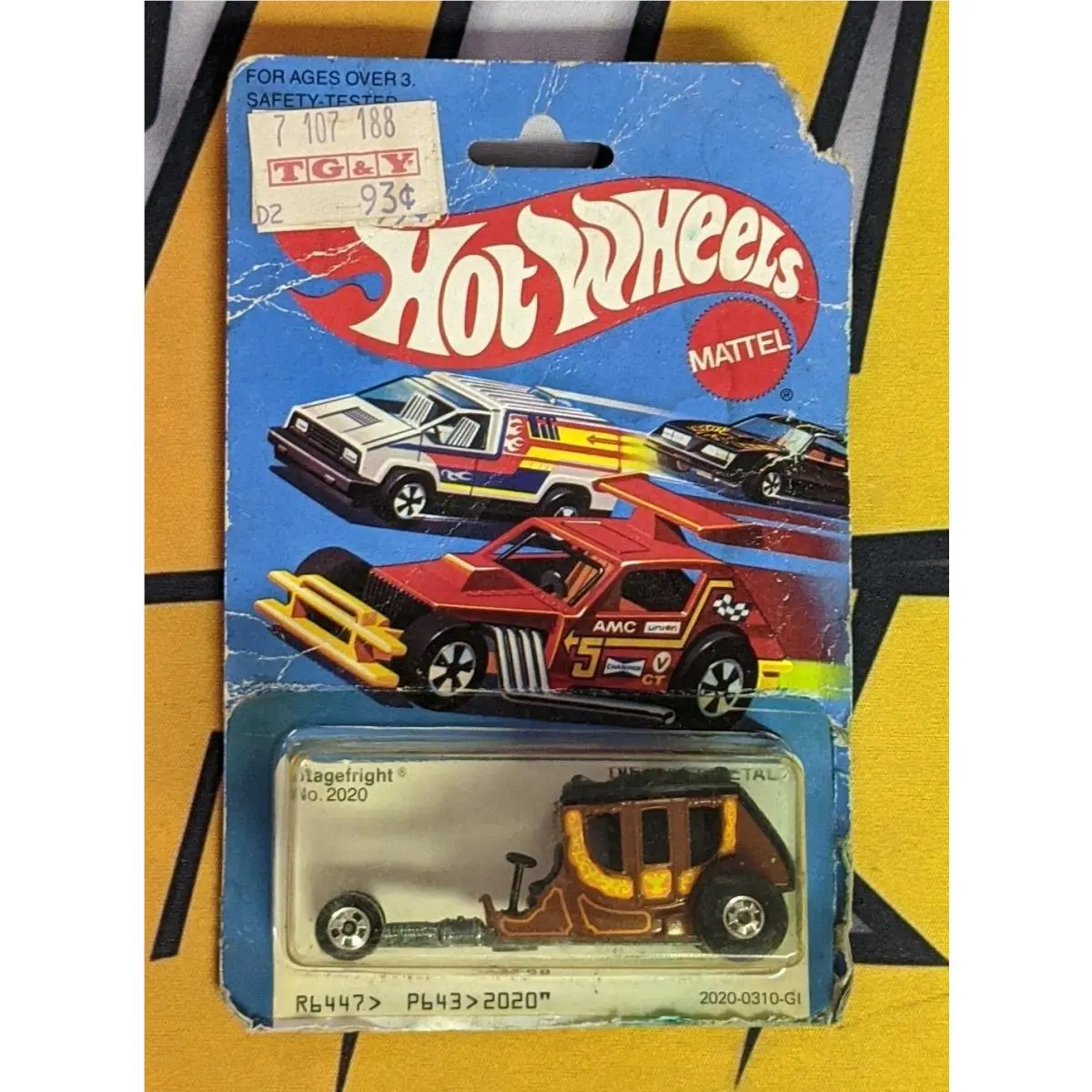 Hot Wheels Stagefright No. 2020 Diecast 1:64 Brown Orange Car 1979 Collectible