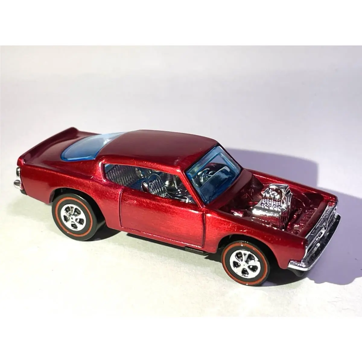 Custom Made Redline Hot Wheels King ‘cuda Plymouth Spectraflame Candy Red