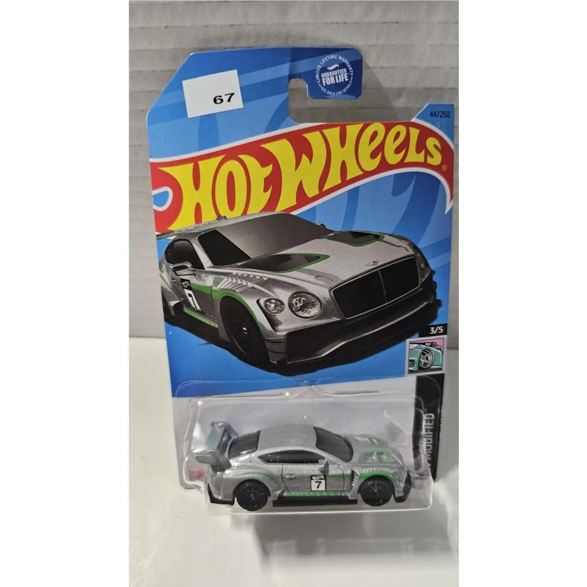 Hot Wheels HW Modified 2018 Bentley Continental GT3 3/5 Car Diecast 1:64 Scale