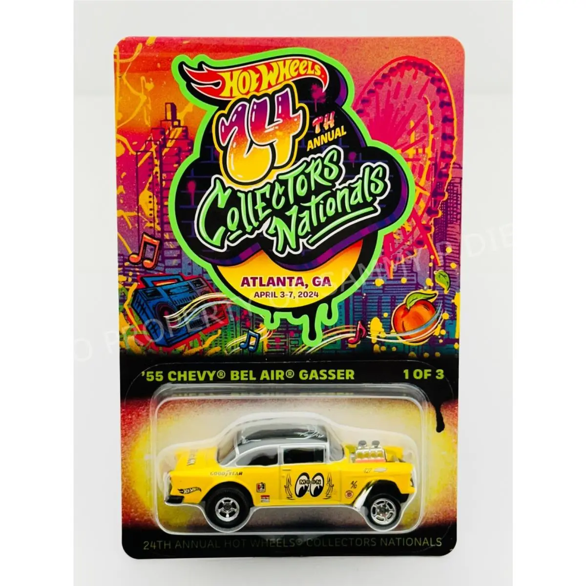 Hot Wheels 2024 24th Annual Nationals 55 Chevy Bel Air Gasser 4109/6200