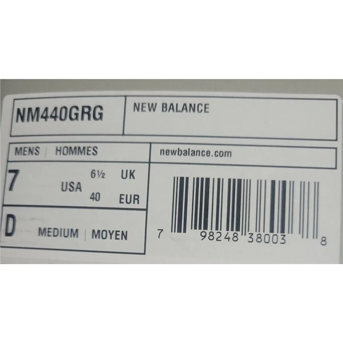 New Balance shoes - New Balance Numeric NM440 - Numeric - NM440GRG - Grey/Navy Suede/ Mesh (UPC: 798248380038) 6