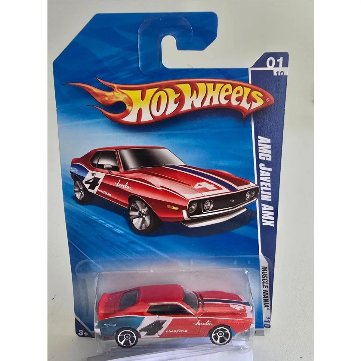 Hot Wheels Amc Javelin Amx 2010 Muscle Mania 079/240 Diecast