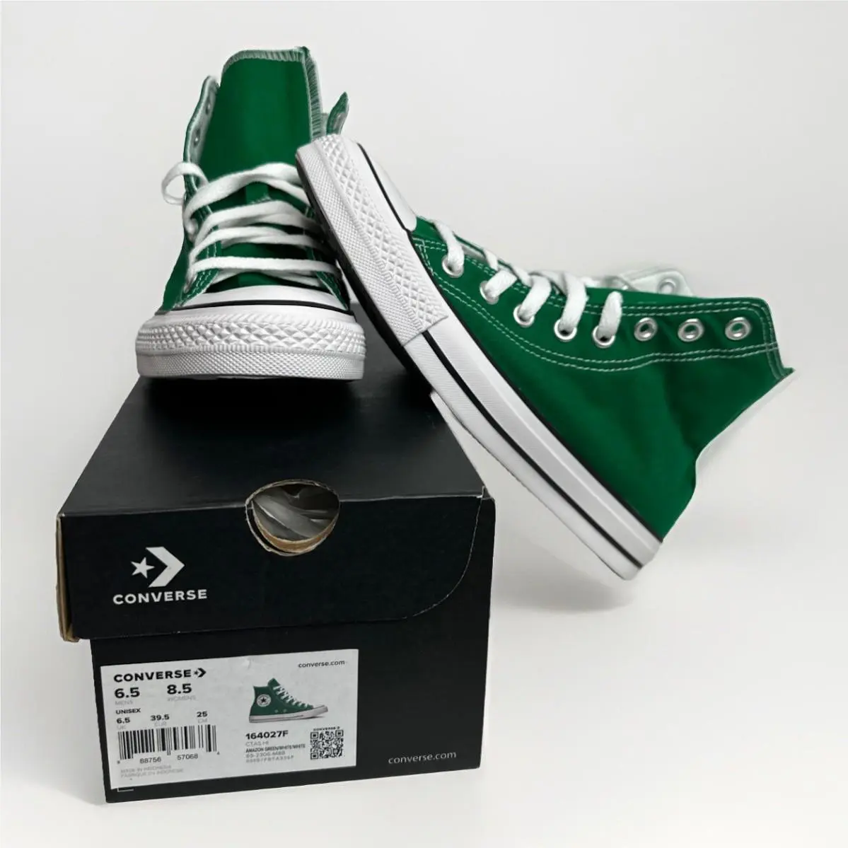 Converse Chuck Taylor All Star Hightops Women’s 8.5 Men’s 6.5 Green