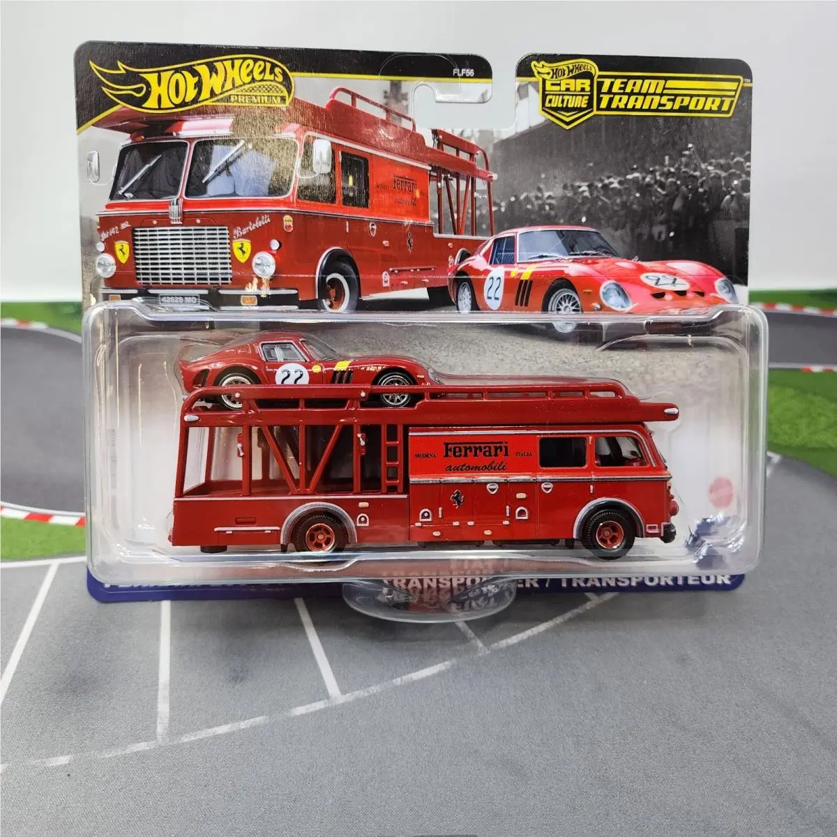 Ferrari 250 GT Fiat 642 Rnr Bartoletti 2025 Hot Wheels Team Transport Case H