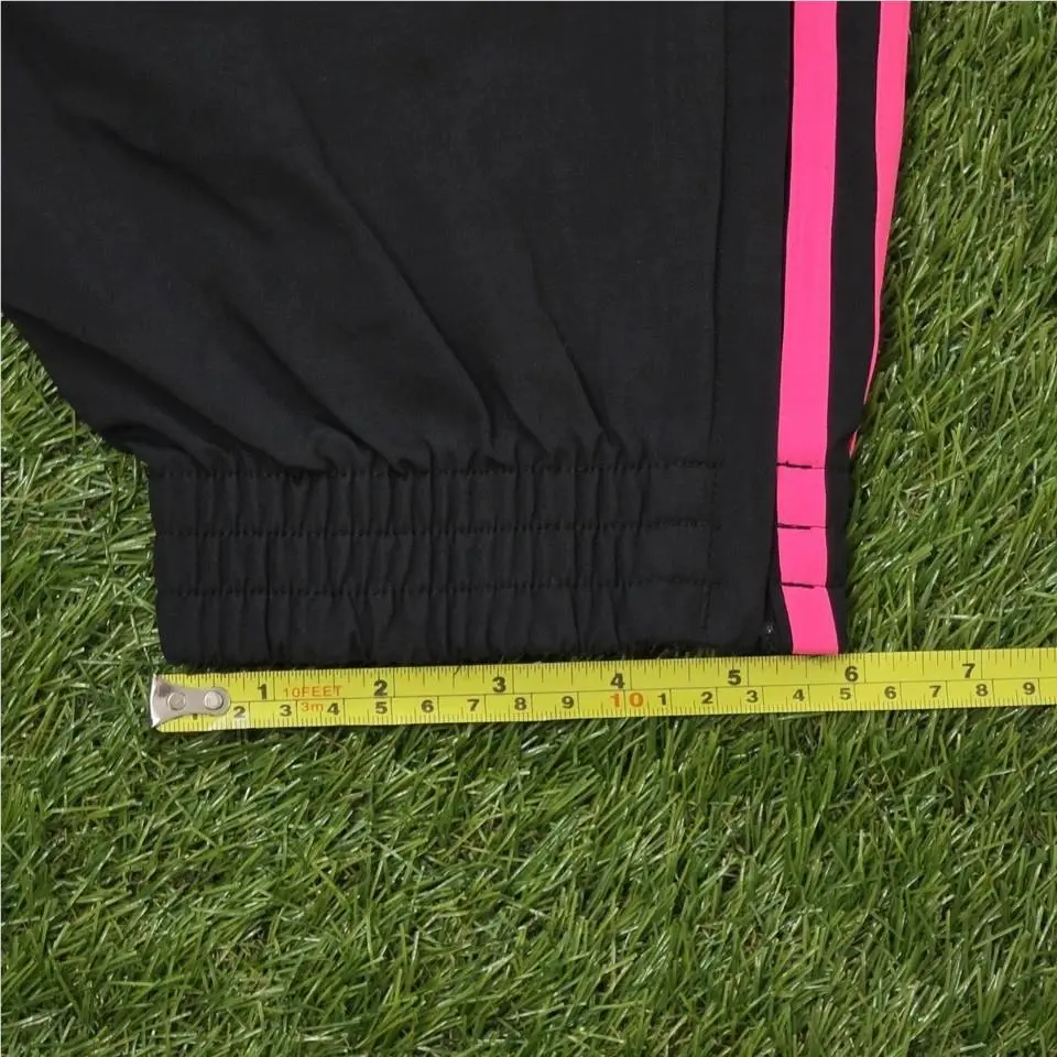 Adidas clothing - Adidas TAdidas Adicolor Baggy Fit Firebird Track Pants - JY1338 - Black Pink 7