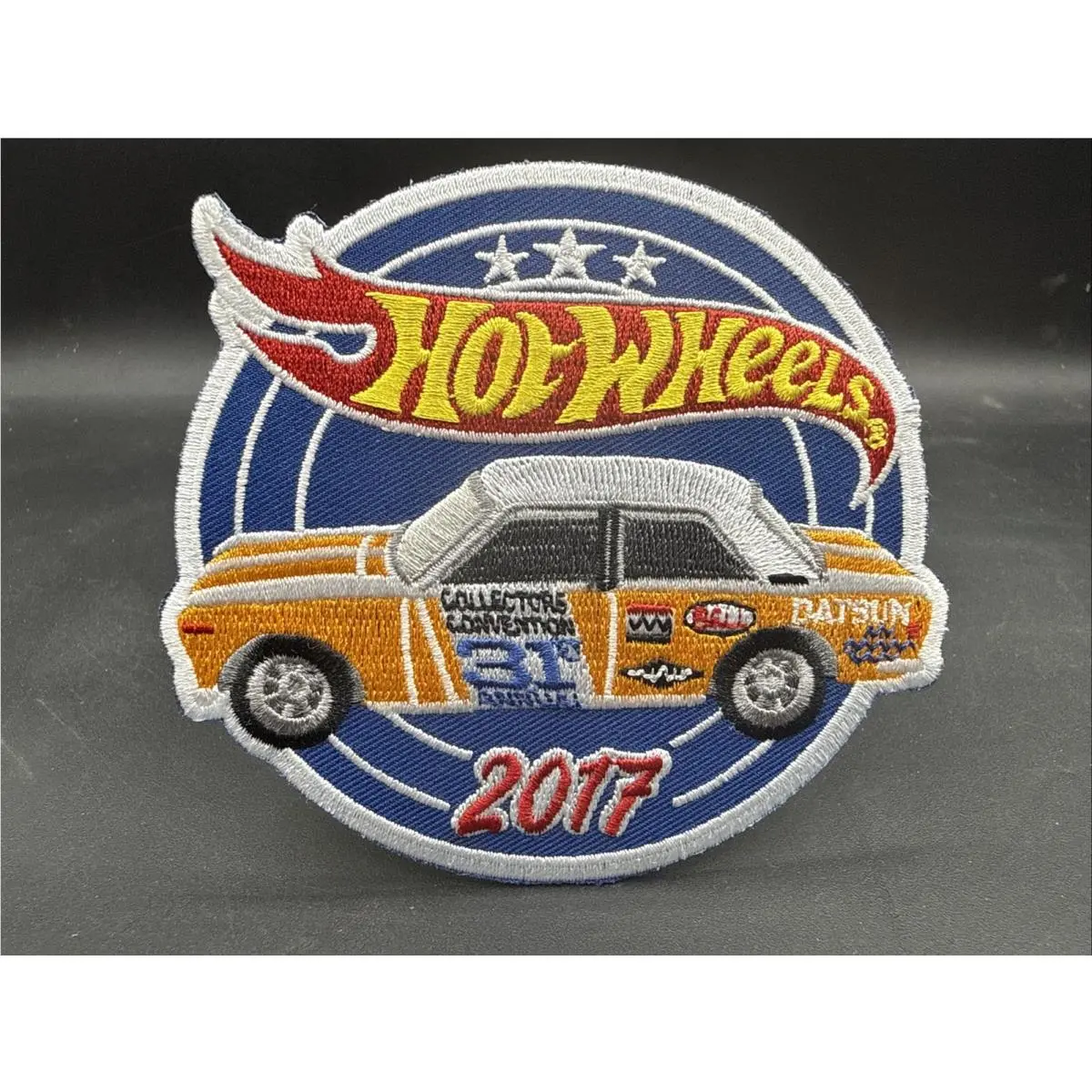 2017 Hot Wheels Orange Datsun Bluebird 510 Patch Collectors 31st Lax Conventio
