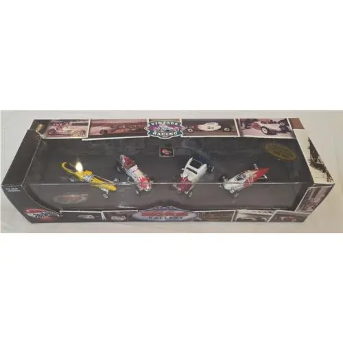 Hot Wheels Bruce Meyer Gallery Vintage Racing Set 4 Cars 2001