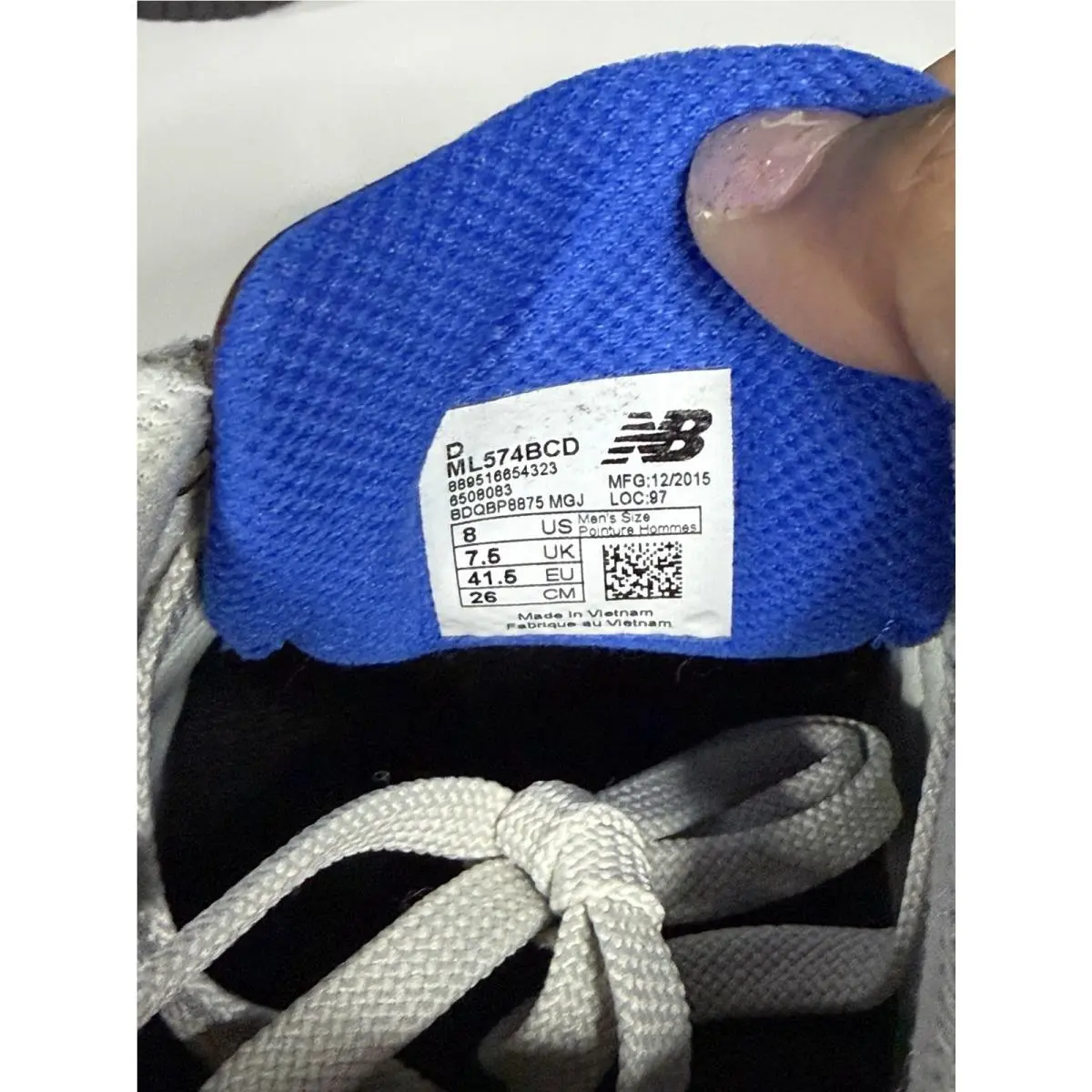 New Balance shoes - New Balance 574 - ML574BCD - Blue / Chambray / Grey / Tan 5