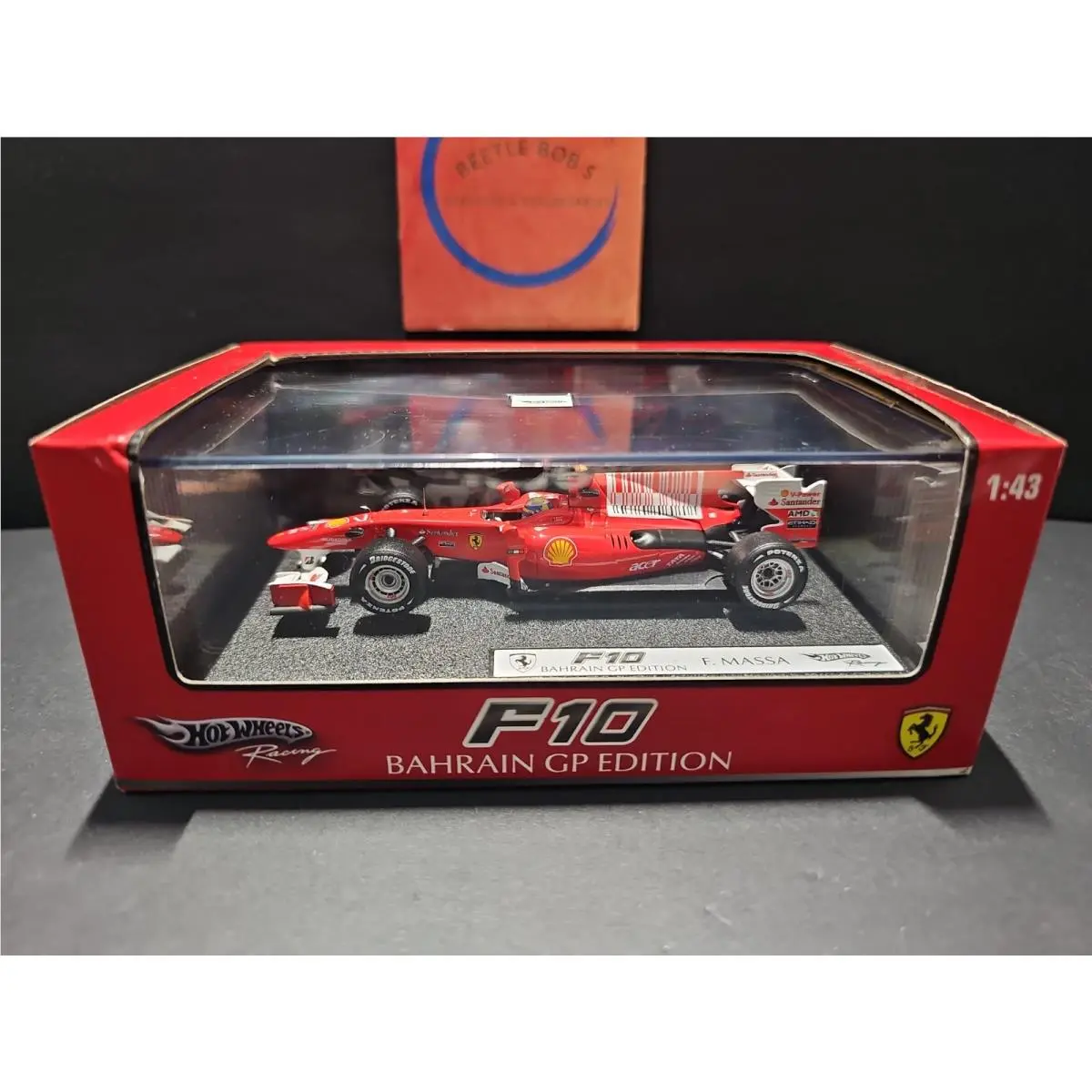 Hot Wheels Racing 2010 Ferrari F10 Bahrain GP Edition 1:43 Diecast Nisb